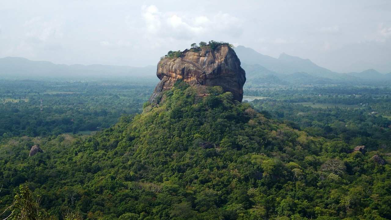 Sigiriya Fortress View from Pidurangala Rock